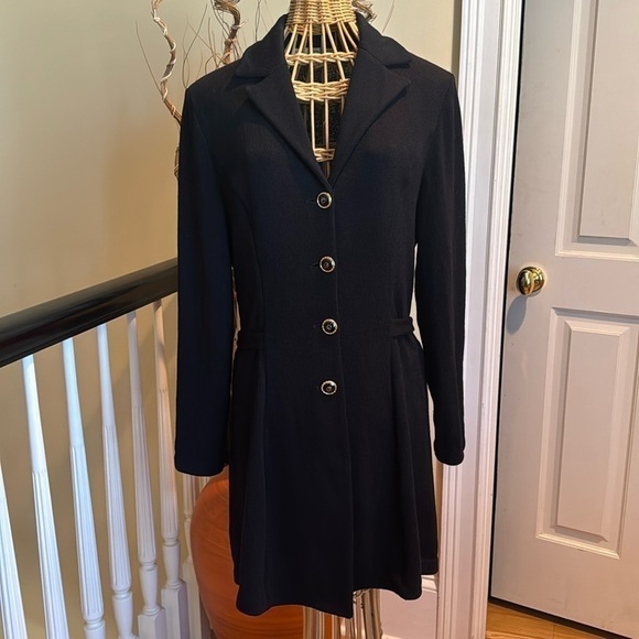 St.John 🔥Sale🔥evening Vintage by Marie Gray black knitted coat - Picture 1 of 9